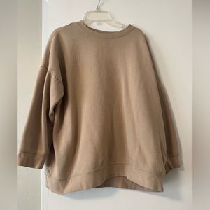 Glassons tan crew neck sweatshirt size S